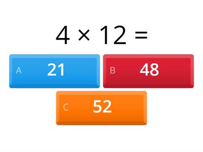 Multiplication by 4s