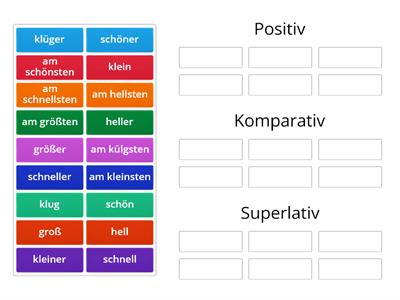  Wohin gehört die Adjektiv?