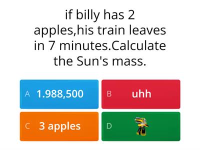 blitz quiz moment (exam questions)