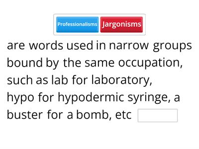 Lexicology - Teaching Resources