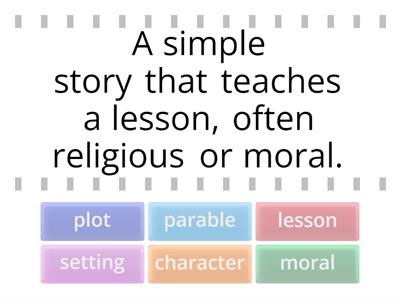 Parable and Short Story Elements