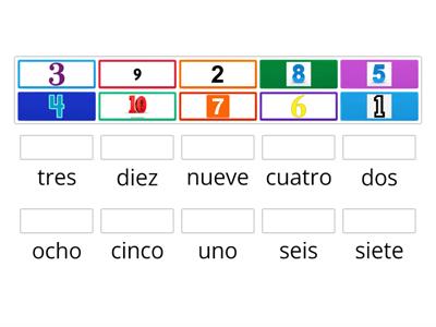 numeracion del 1 al 10