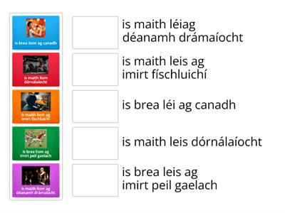 8/12/22_Gaeilge Bl2 Shannon_Gníomhaíocht Wordwall_Mo Chaitheamh Aimsire