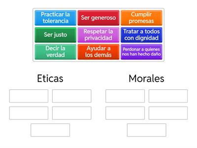 Acciones eticas y morales