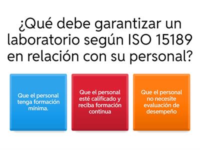 TALENTO HUMANO ISO 15189