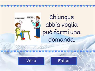 Congiuntivo con pronomi indefiniti