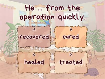 Confused words_nouns_ ЕГЭ (recover/heal/cure/treat)