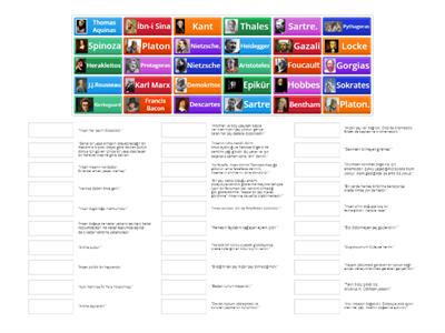 Filozof ve Sözleri Eşleştirme