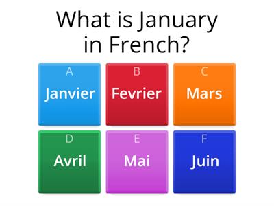 French Months