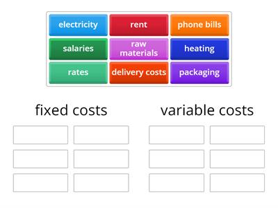 1.3.2 fixed or variable costs