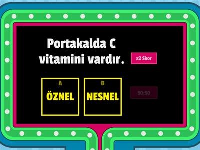 öznel-nesnel