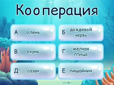 Задание 2.Прочитайте  список живых организмов и запишите пары, находящиеся в связях: