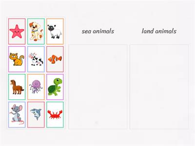 Sea/Land animals (5-7)
