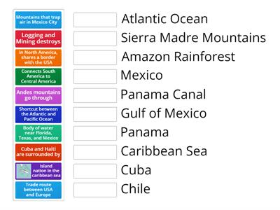 Location Latin America quiz
