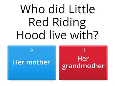 Little Red Riding Hood Quiz