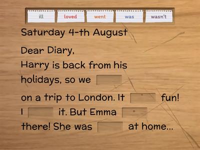 Poppy's diary