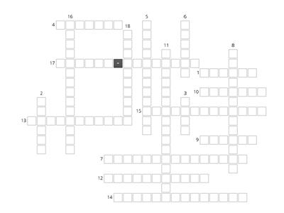 EGE Travelling vocabulary crossword