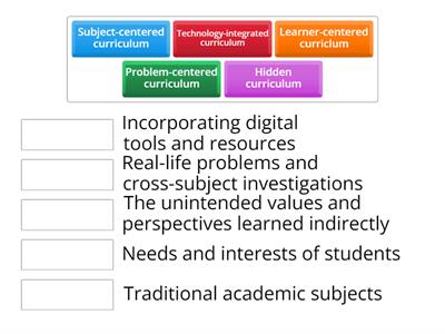 Curriculum Models 