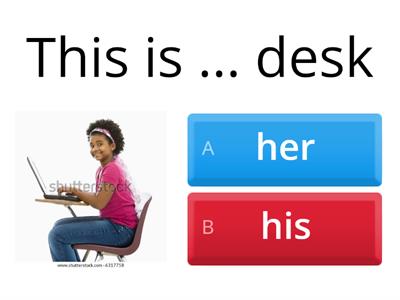 His/ her 