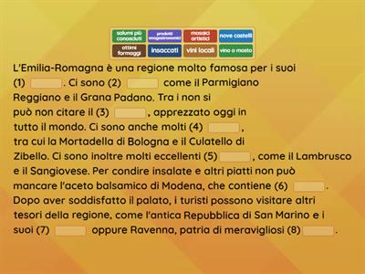 Lettura Emilia Romagna(Immagina) I tesori dell'Emilia Romagna