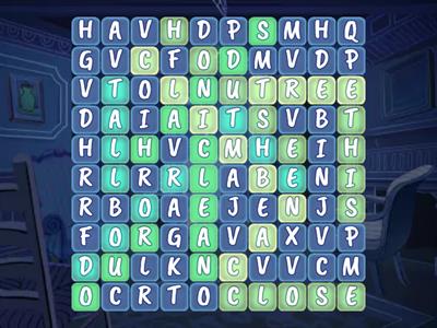 Word Search      Unscramble the letters to spell the picture name