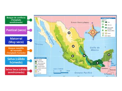 4° Grado Bloque I Geografía / Climas y vegetaciones de México