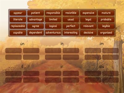 Prefixes