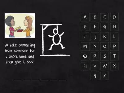 Impact 1 Unit 7 Vocabulary Hangman