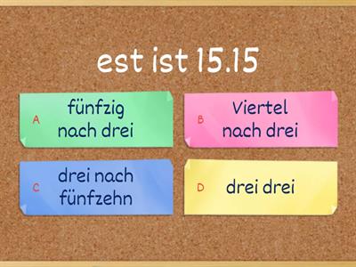 Deutsch Verifica I