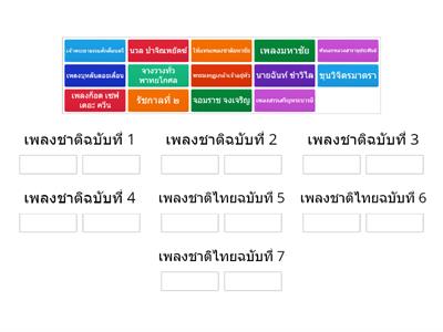 เพลงชาติไทย