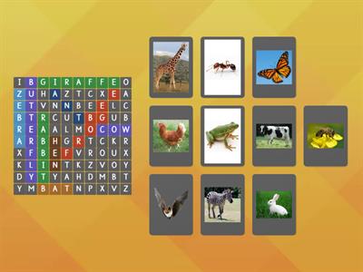 Animals crosswords