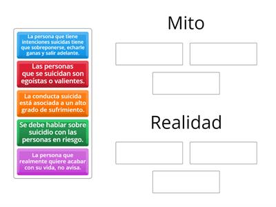 Mitos y realidades sobre el suicidio.