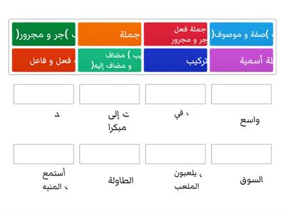اللغة العربية الجملة و التركيب