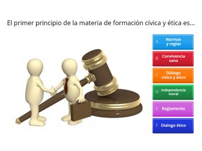 FORMACIÓN CÍVICA Y ÉTICA 