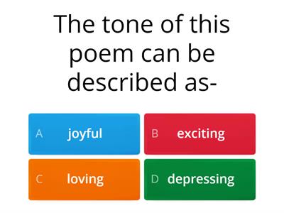 Poem Questions