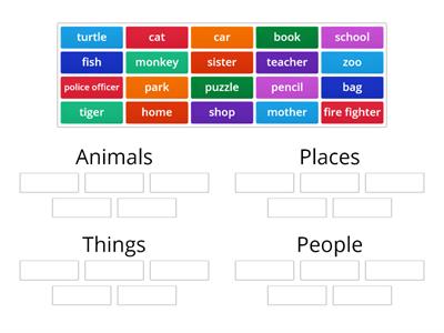 Noun groups