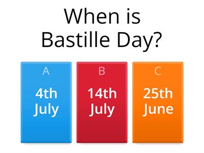  Bastille Day KS2