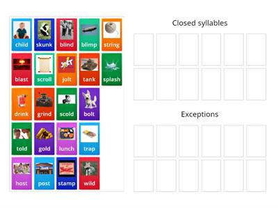 Wilson Closed syllable exceptions