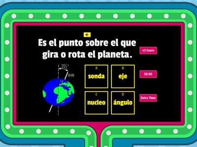 Palabras de la Semana 1 (Q3W1) - GameShow Quiz