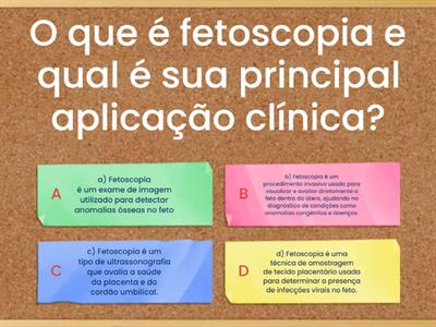 Período fetal e Parto- Teste de fixação