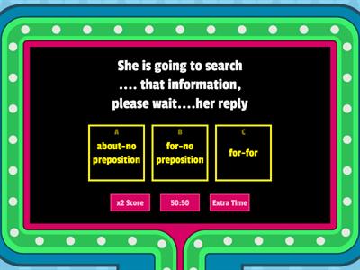 Prepositions Game Show 2