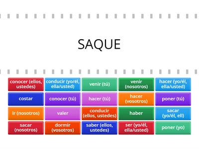 Verbos Irregulares del Subjuntivo