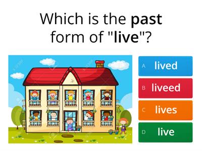 Past simple regular verb homework