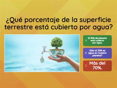 El agua: propiedades y características. 