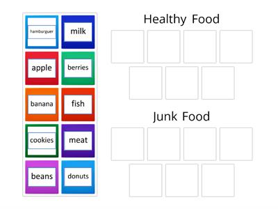 Healthy vs Junk Food - Level 2