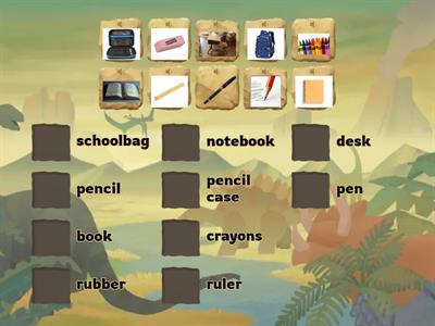 School objects - 3rd grade