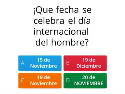 Dia internacional del hombre