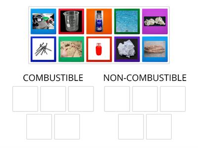COMBUSTIBLE AND NON-COMBUSTIBLE