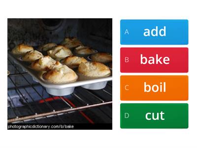 Cooking verbs Quiz