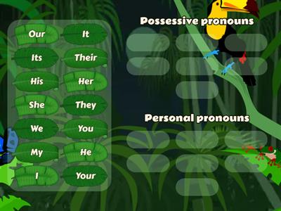 Pronouns: personal and posessive